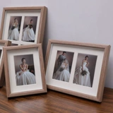 Фоторамка для влюбленных из натурального дерева, фотография, фотоальбом, творческая пара, 6 дюймовая, DIY