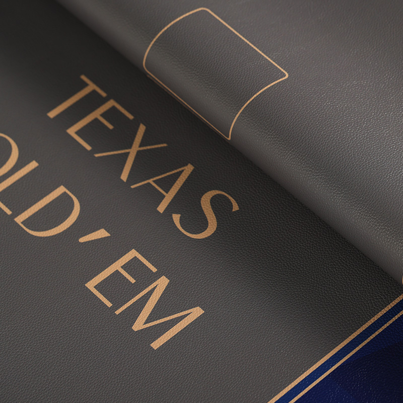 新款推荐高级高颜值皮质皮革德州扑克桌垫 防油防水德扑专用桌布 - 图2