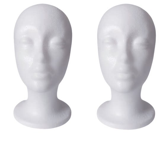 Wig hat support head mold foam head dummy head