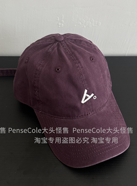 大头怪售字母A棒球帽ins韩版潮流帽子男女软顶宽檐休闲遮阳鸭舌帽