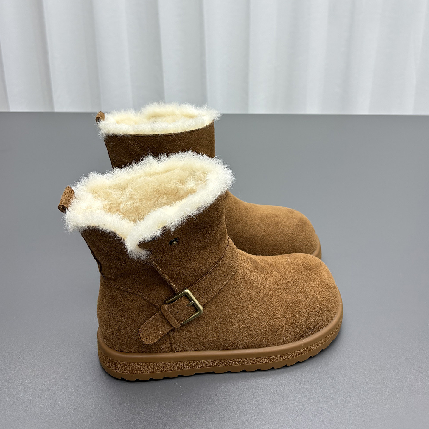 羊猄绒羊毛雪地靴女2025冬季新款圆头厚底套筒加厚保暖舒适棉靴潮,淘宝优惠券,粉丝福利购,淘宝优惠卷