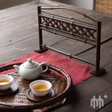 Бамбук Творческий фиолетовый бамбуковый антикварный чайный ветер ветер -заклинание чайные церемония