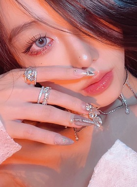 轻奢高级感闪钻锆石高级感