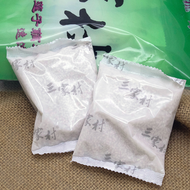 三家村藕粉400g*4早餐小袋西湖杭州特产桂花速溶莲藕粉羹手工冲泡-图0