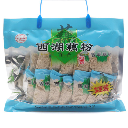 万隆藕粉万事隆百合味速溶西湖藕粉杭州特产420g冲饮代早餐莲藕粉 - 图3