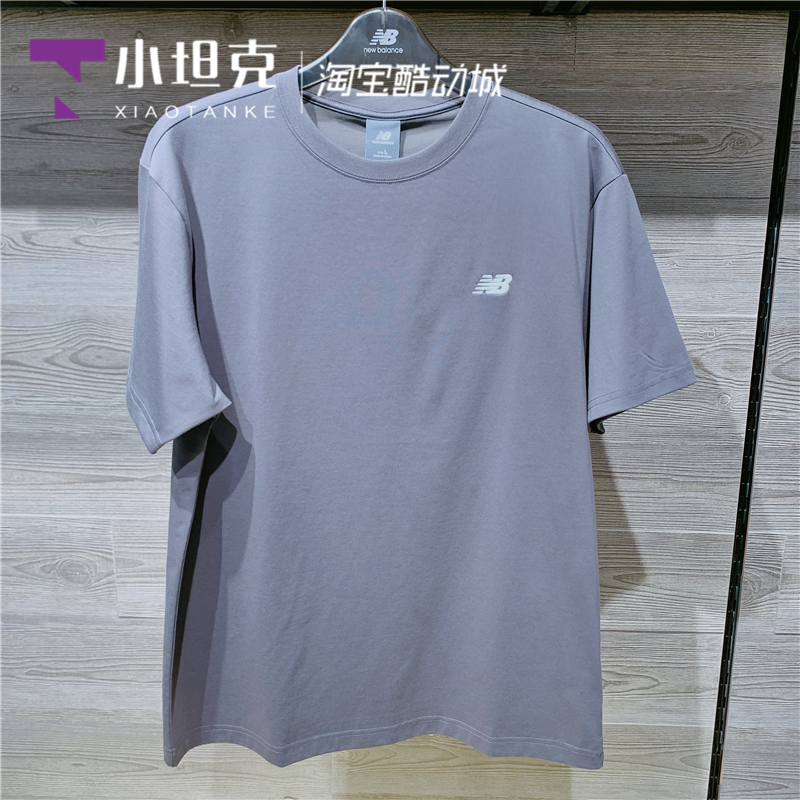 New Balance/NB夏季男女新款短袖运动休闲针织圆领T恤AMT42315-图2