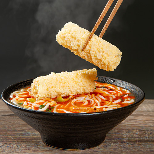 漫绿食品响铃卷油炸腐竹脆铃卷火锅螺蛳粉食材豆皮三秒玲玲腐皮卷 - 图2