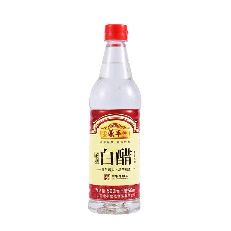 上海鼎丰白醋限区包邮550ml*15瓶食用醋白醋家用凉拌炒菜调味醋 - 图3