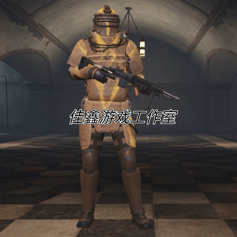 pubg国际服钢铁阵线独眼蛇六级套PUBG国际服地铁逃生头甲包辐射板精致妹控