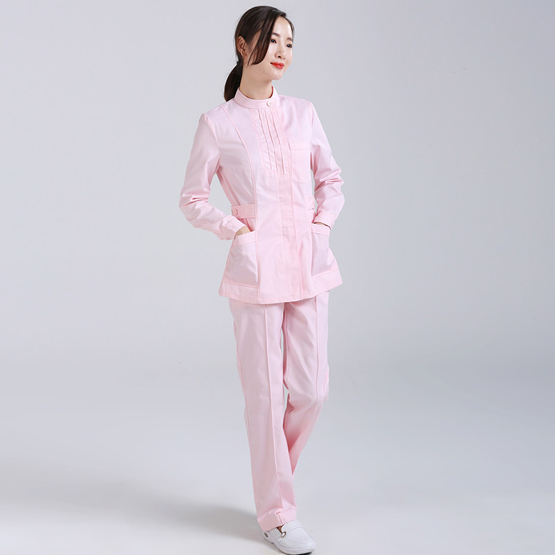 护士服长袖春装女立领分体美容服 护理部主任医护制服