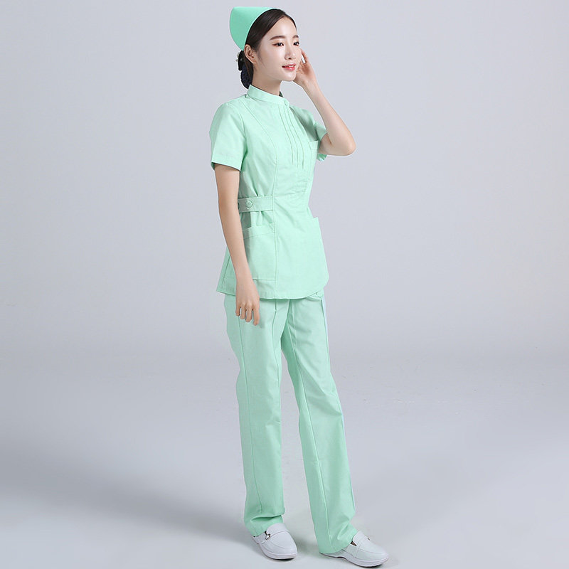 护士服工作服套装夏季短袖男立领 护理部主任医护制服