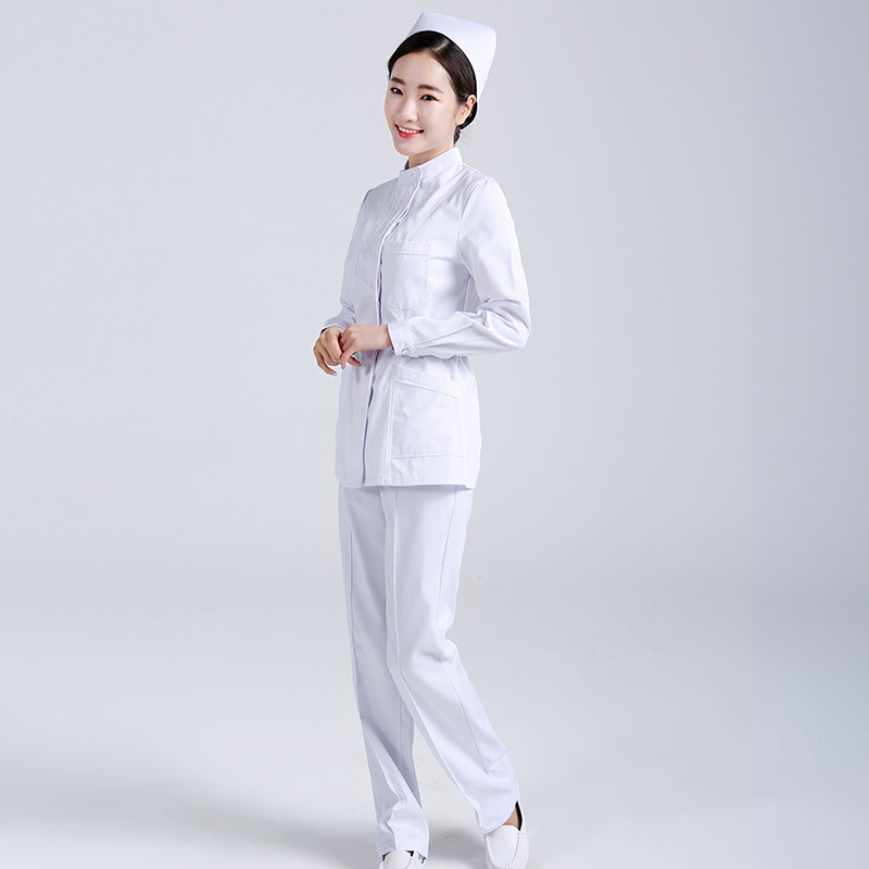 护士服长袖春装女立领分体美容服 护理部主任医护制服