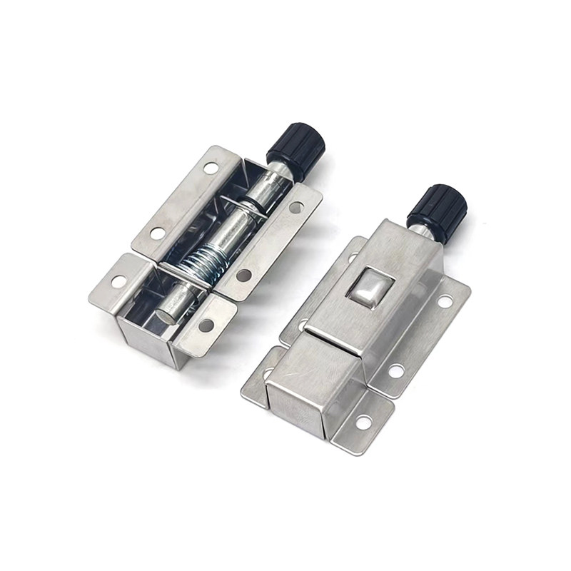 不锈钢按钮式自动弹簧插销锁扣门锁门栓卡扣电器柜门搭扣DK611,淘宝优惠券,粉丝福利购,淘宝优惠卷