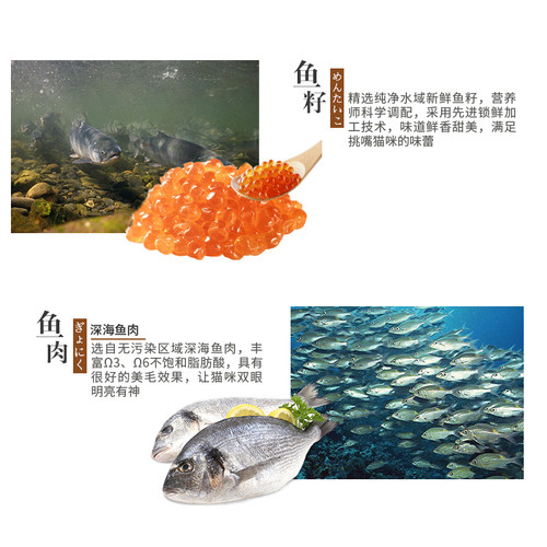 无毛猫专用鱼籽猫粮宠之初成幼猫咪3斤天然粮加拿大斯芬克斯包邮 - 图0