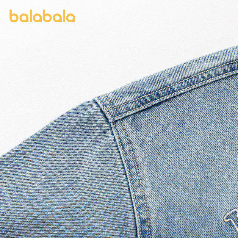 【商场同款】巴拉巴拉童装男童外套儿童牛仔上衣2026新款春装纯棉,淘宝优惠券,粉丝福利购,淘宝优惠卷