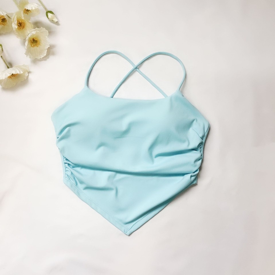 瑜伽服吊带背心上衣女夏季不规则细肩带紧身显瘦带胸垫运动健身服,淘宝优惠券,粉丝福利购,淘宝优惠卷