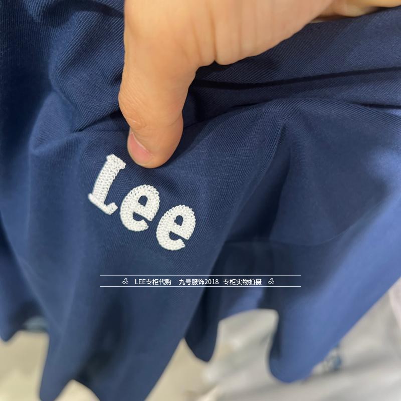 Lee正品 2025新款男士小LOGO绣标短袖T恤LMT010023200231-A05179 - 图1
