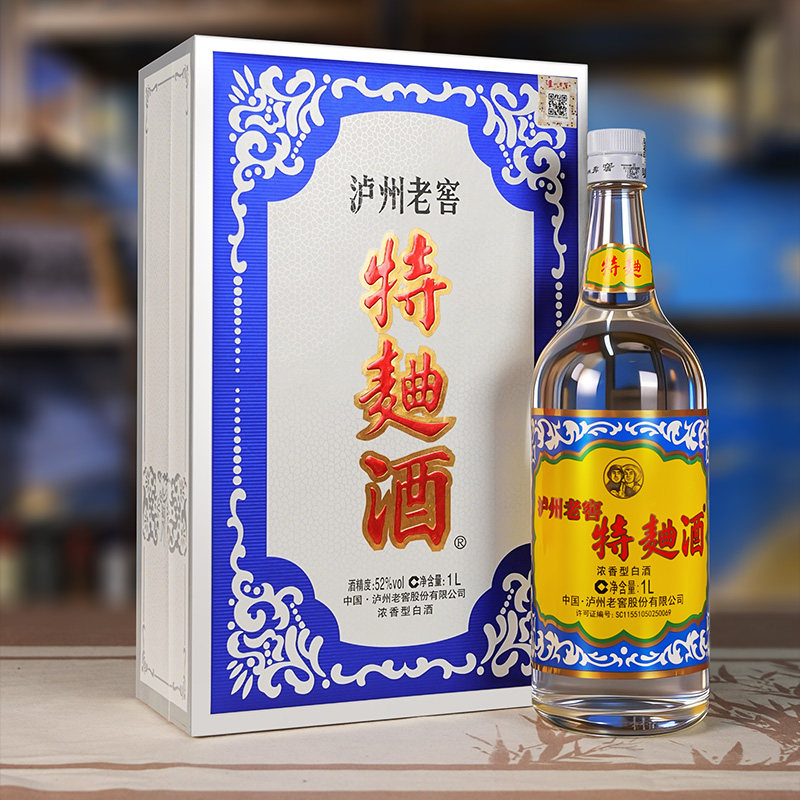 【官方直营】52泸州老窖特麯酒(60版礼盒)1000ml*1瓶 浓香型白酒,淘宝优惠券,粉丝福利购,淘宝优惠卷