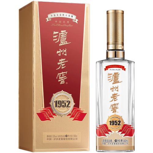 【官方直营】泸州老窖1952 浓香型白酒 52度500ml单瓶装 - 图3