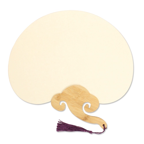 Двусторонная акварель, кисть для письма, антикварный вентилятор в стиле древности, увеличенная толщина, ручная роспись, DIY