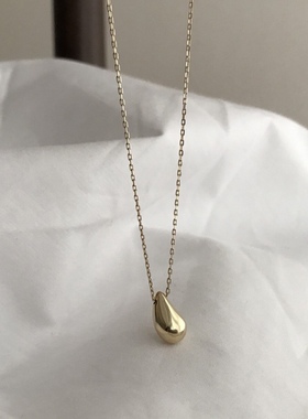 小众设计水滴项链解忧饰物金属