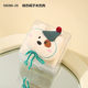Souvenir towel, cute new cartoon hanging children's hand towel, practical small gift towel as souvenir