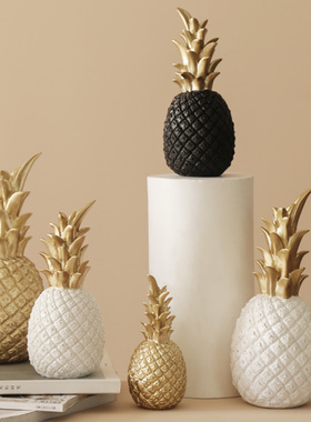 轻奢风树脂房间桌面电视柜存钱罐