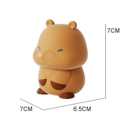 Cute Capybara Animal Spitting Bubbles Squish Squeeze Toy Anx - 图3