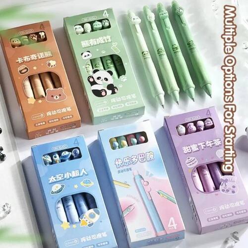 Cartoon Cute Capybara Erasable Gel Pens Kawaii Quick-Drying - 图3