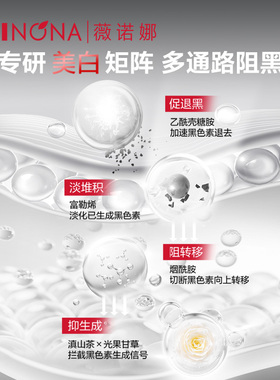 薇诺娜光透皙白日晚霜套装
