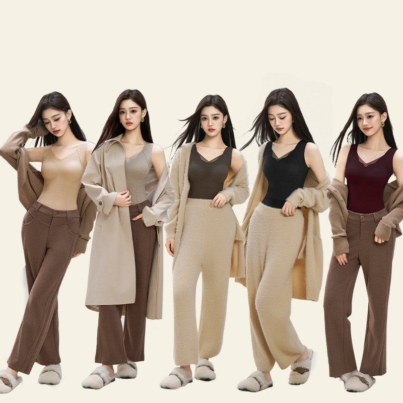 新款全固定胸垫保暖背心内衣女自发热加厚加绒内搭打底衫无痕收腰,淘宝优惠券,粉丝福利购,淘宝优惠卷