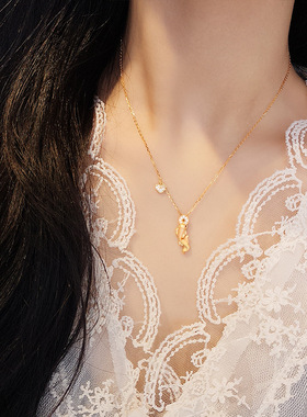 s925纯银新中式年年有余项链