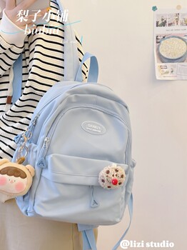 Japanese ins style soft girl cute girl backpack small size university students lightweight mommy bag backpack ຖົງນັກຮຽນຂະຫນາດນ້ອຍສໍາລັບແມ່ຍິງ