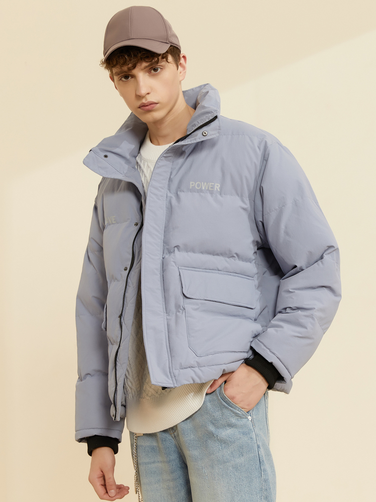 美特斯邦威男短款新款冬季面包服 美特斯邦威四禧棉衣