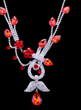 水钻新娘结婚舞台表演礼服配饰