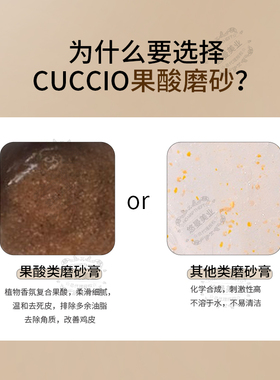 美国古诗cuccio果酸磨砂膏
