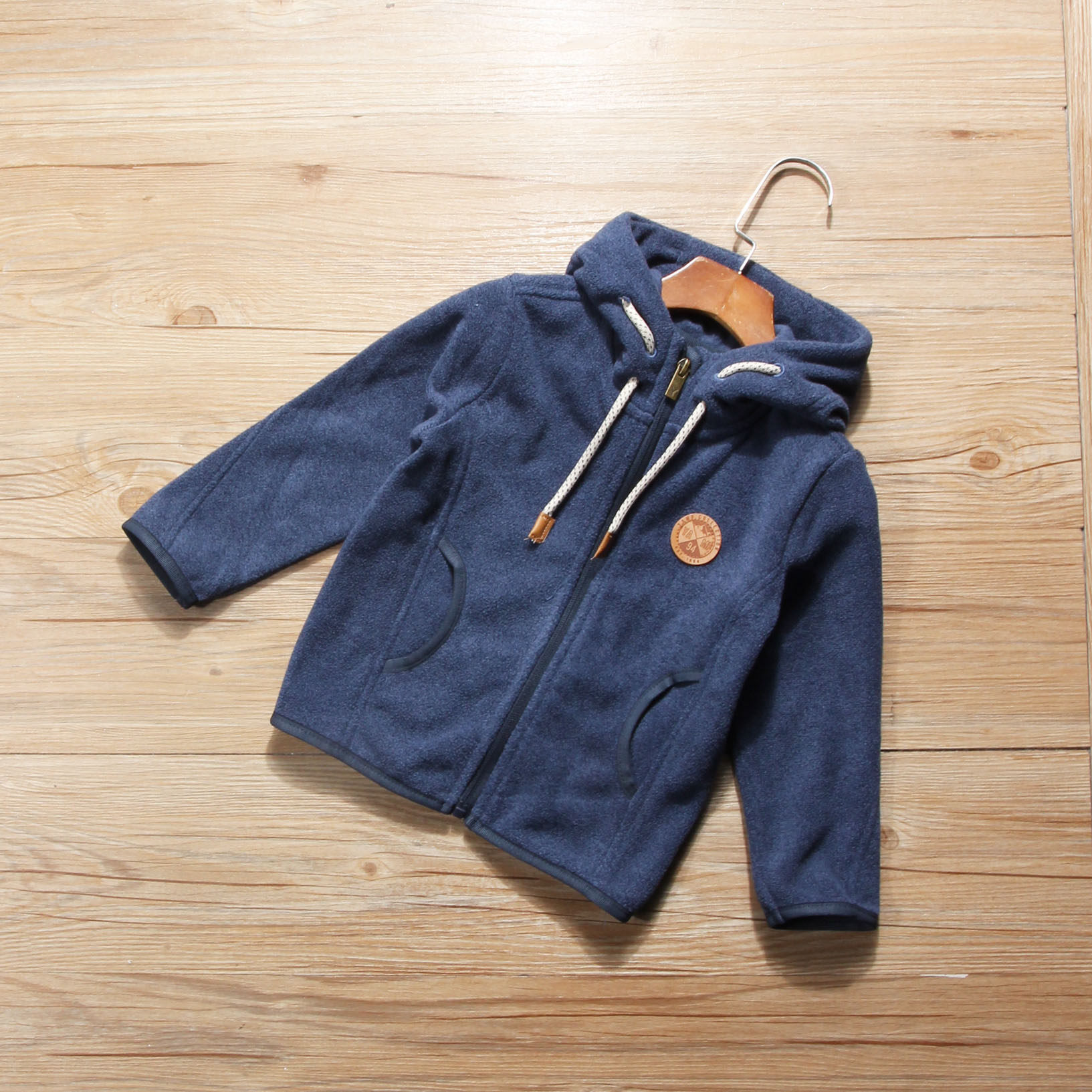 外贸出口男童休闲外套春秋装新款中小童摇粒绒卫衣连帽运动开衫,淘宝优惠券,粉丝福利购,淘宝优惠卷