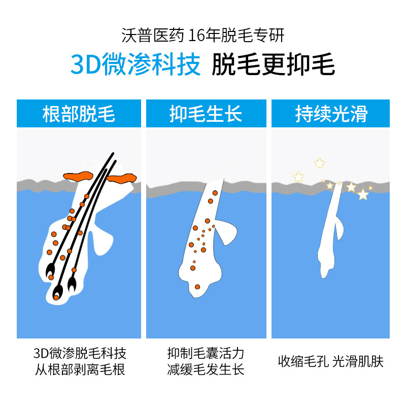 laver莱薇尔腋下去私处喷雾脱毛膏 laver莱薇尔脱毛膏