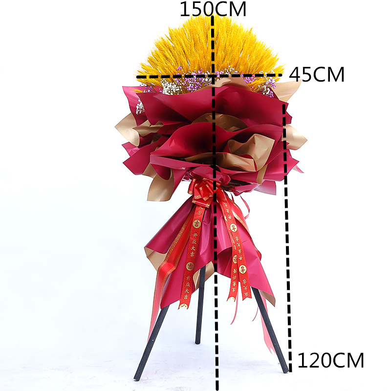 开业花篮大麦三脚架大麦贺礼礼物麦穗花商场店铺新店开张庆典活动 - 图0