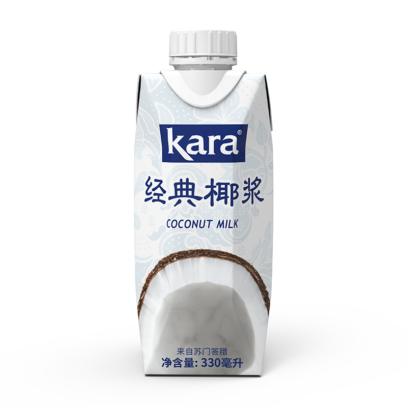 印尼原装进口kara佳乐椰浆400ml 200ml1L盒烘焙椰奶椰汁西米露-图0