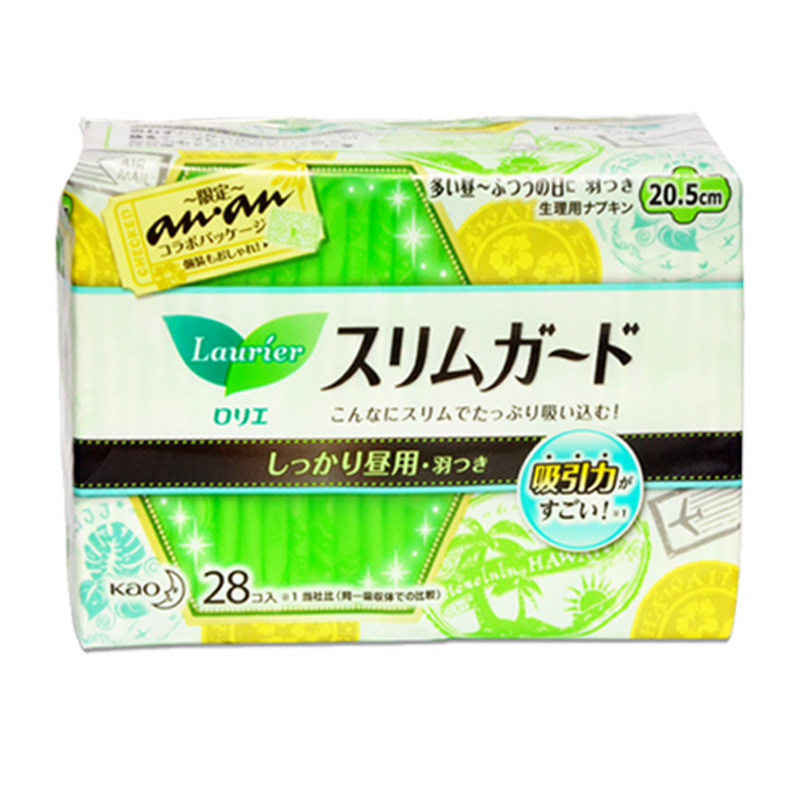 kao /乐而雅超薄瞬吸日用夜用组合 吉寿屋海外卫生巾