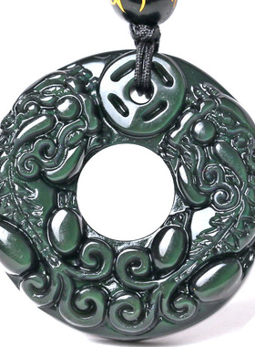 晶万顺正品双貔貅情人节礼物吊坠