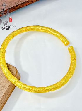 周古法生大福金店同款沙金国色