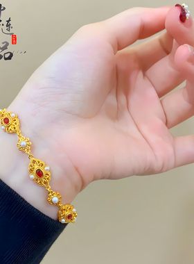 古法镀金久不掉色金店同款高保色