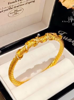 镀金久不掉色金店同款沙金