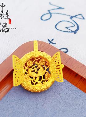 【金店同款】古法沙金精品