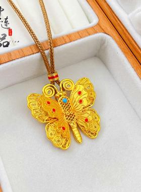 【不掉色】金店新款古法沙金