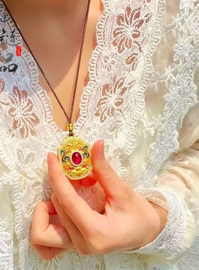 久不掉色金店同款新款古法沙金