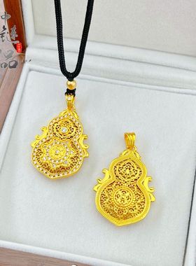 越南沙金金店同款古法镶钻人生