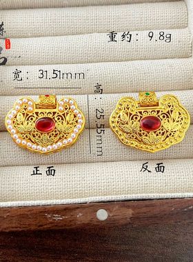 周古法生大福爆款高保色沙金